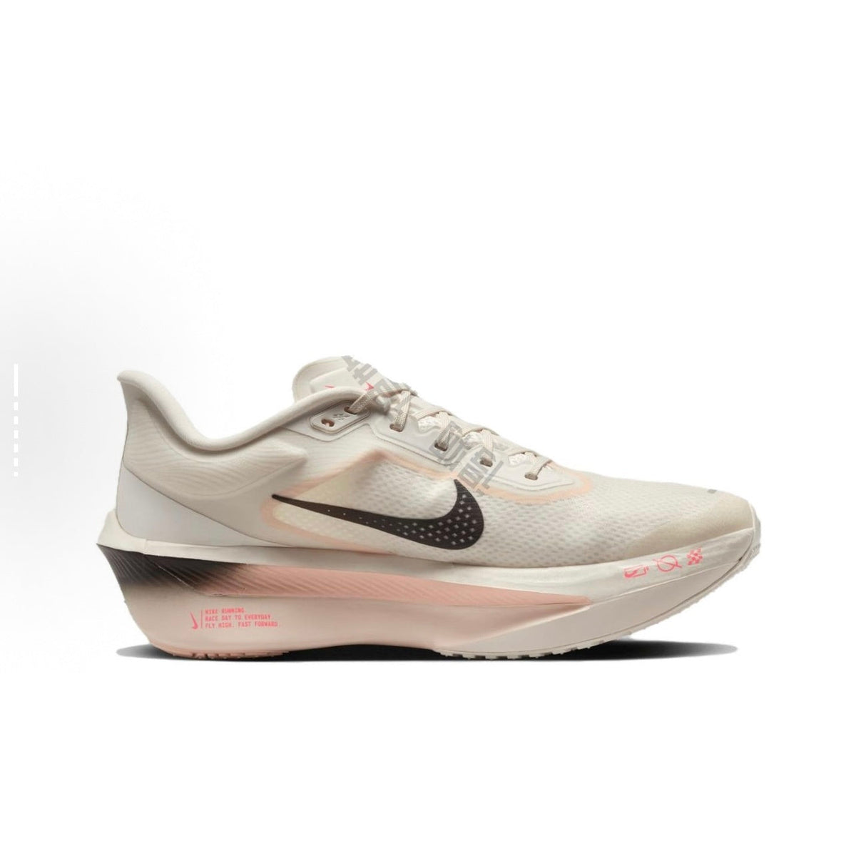 Nike ZoomX Running Shoes in Light Beige and Black