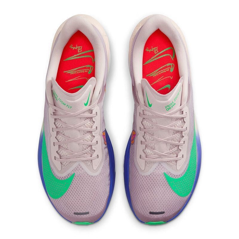 Nike Zoom Fly Running Shoes Light Purple Green