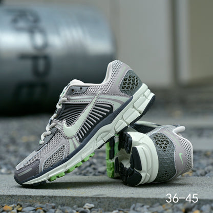 Nike Air Zoom Vomero 5 Sneakers in Gray and Volt Green