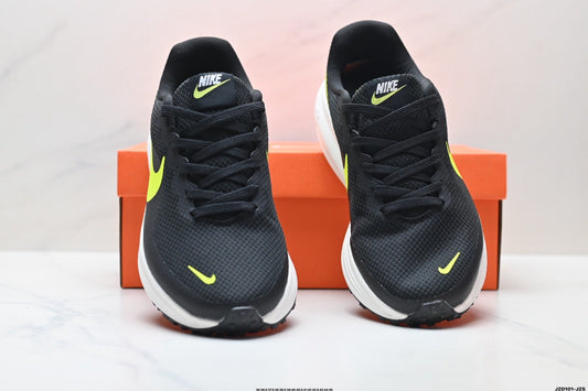 Nike Revolution 8 Running Shoes, Black and Volt