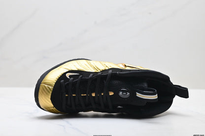 Nike Air Foamposite One Penny Hardaway Black Gold Sneakers