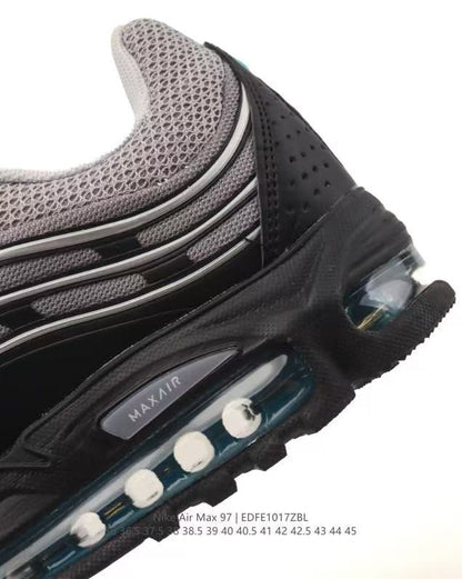 Nike Air Max 97 Grey and Black Sneakers EDE1017ZBL