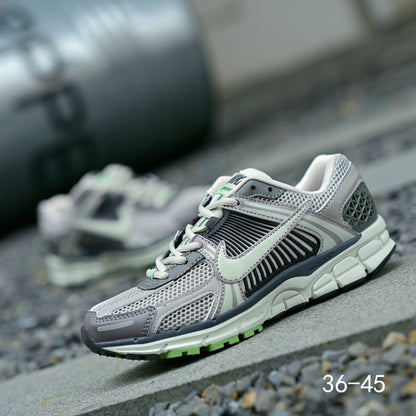 Nike Air Zoom Vomero 5 Sneakers in Gray and Volt Green