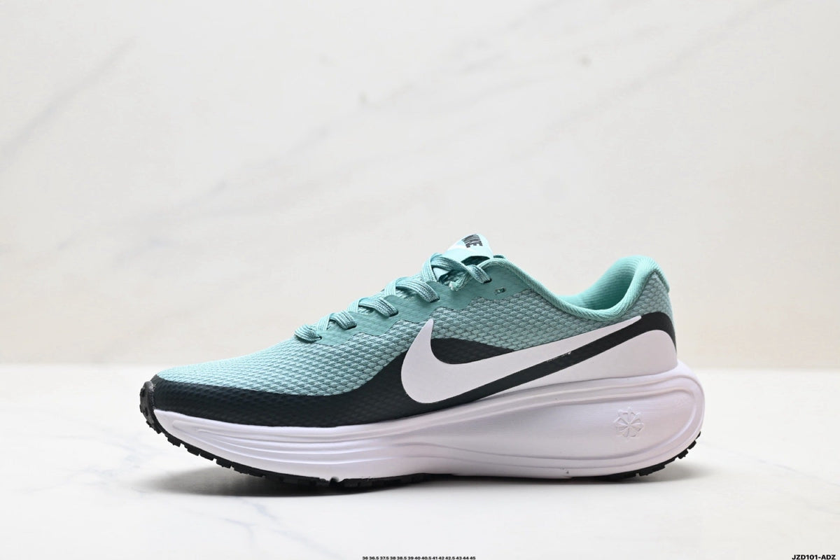 Nike Revolution 8 Running Shoes in Aqua, Black and White