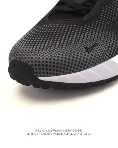Nike Air Max Phoenix Black and White Sneakers LKS1021ZVI