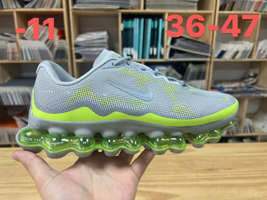 Nike Air Liquid Max Running Shoes in Gray and Volt