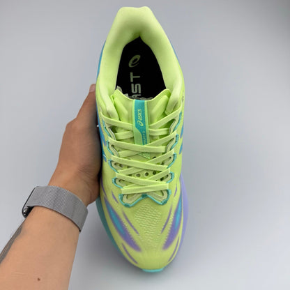 Nike Running Shoes in Volt Green, Teal and Purple