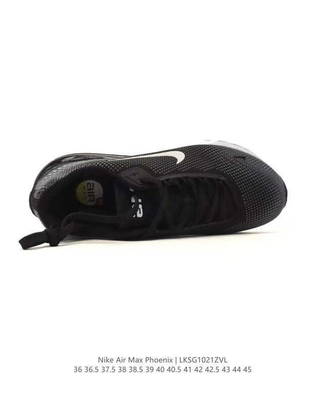 Nike Air Max Phoenix Black and White Sneakers LKS1021ZVI