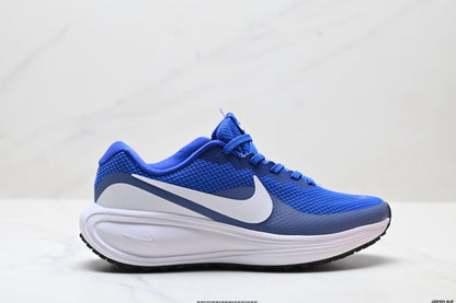 Nike Revolution 8 Running Shoes in Blue and White