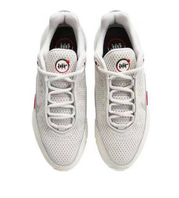 Nike White Grey Red Mesh Sneakers