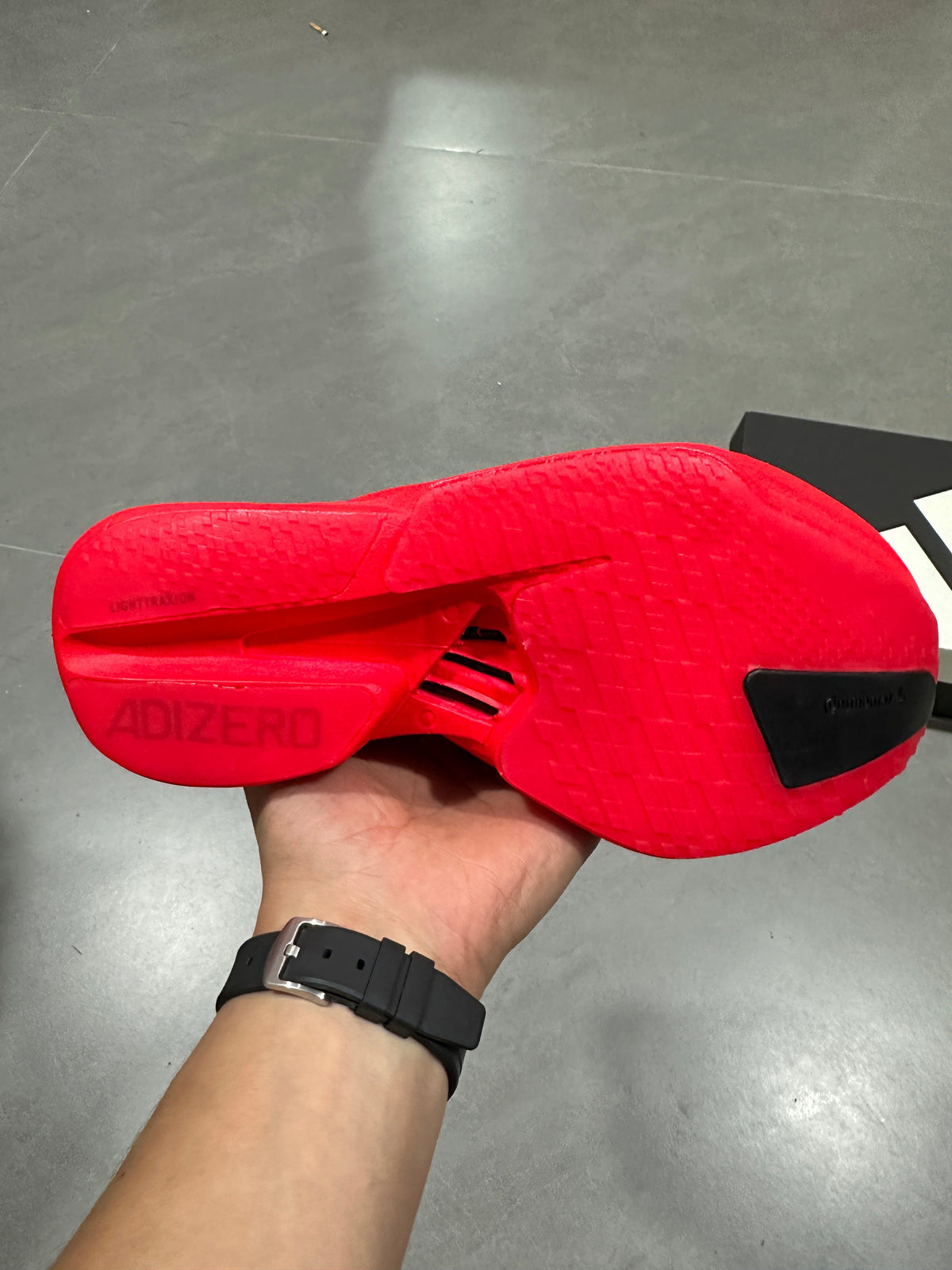 Nike Adizero Evo SL Running Shoes Red Black JR6356