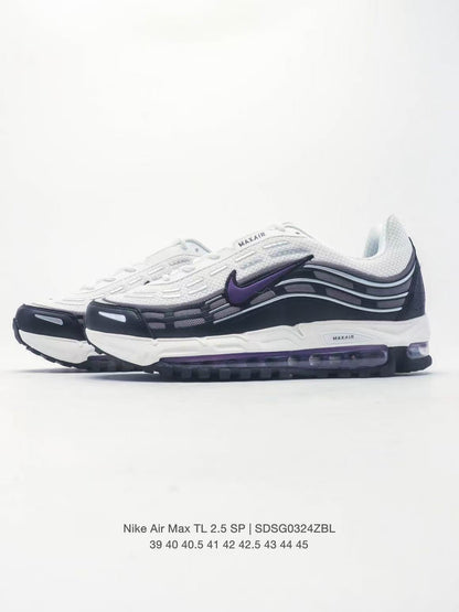 Nike Air Max TL 2.5 SP White Purple Sneakers SDSG0324ZBL