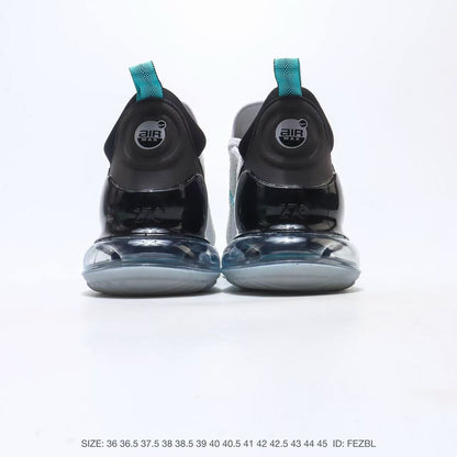 Nike Air Max 270 White Black Teal Sneakers