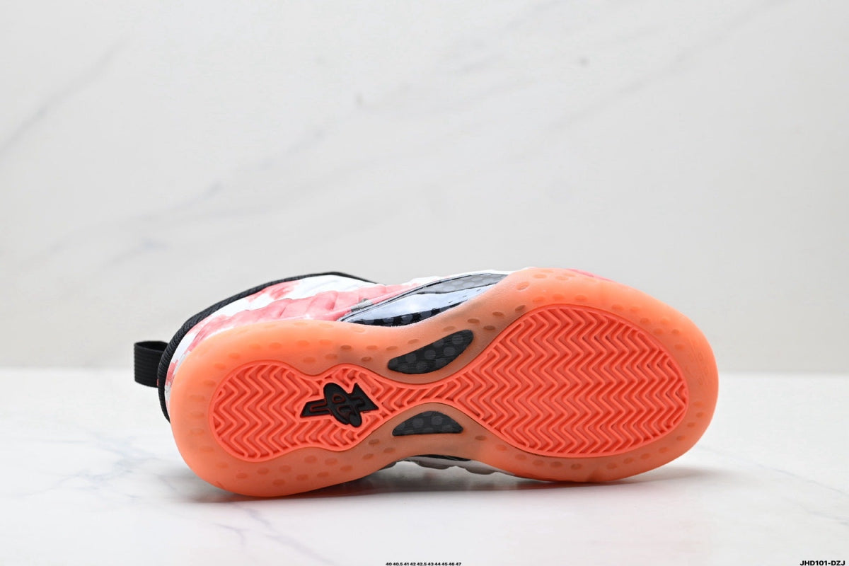 Nike Air Penny 1 Sneakers Black White Bright Crimson