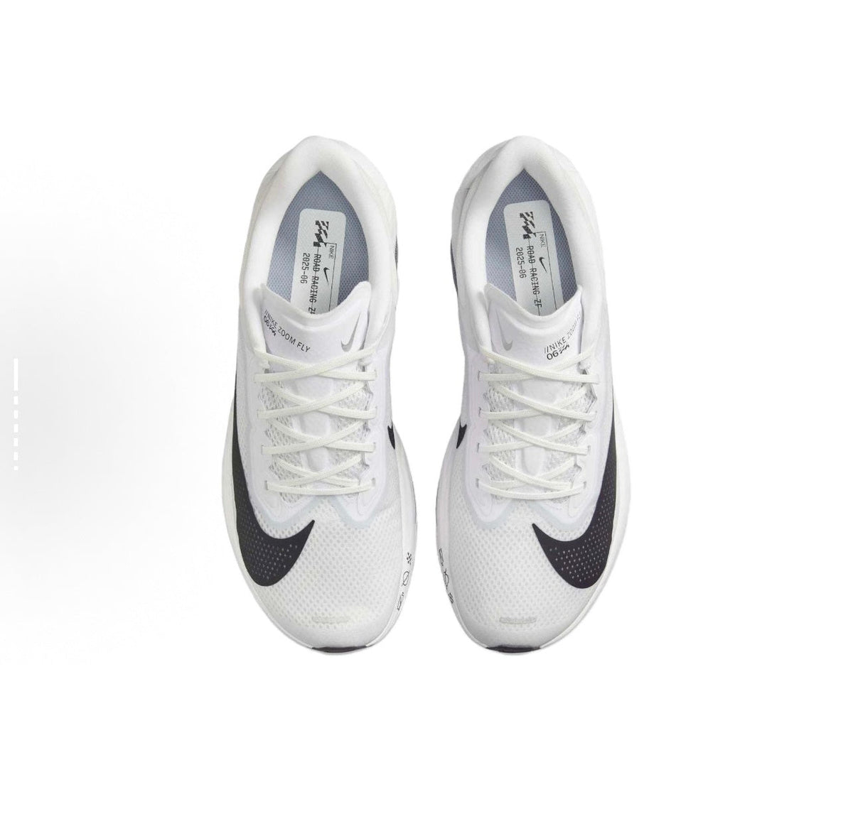 Nike Zoom Fly Running Shoes in White, Black and Gray