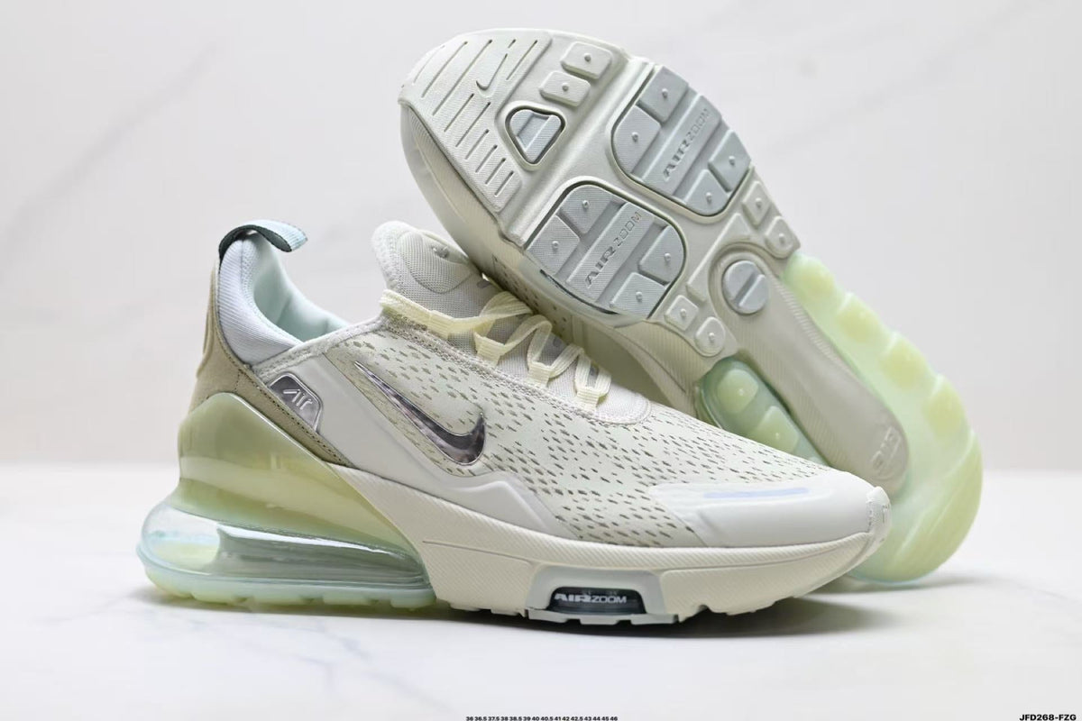 Nike Air Zoom Sneakers in Light Green and White