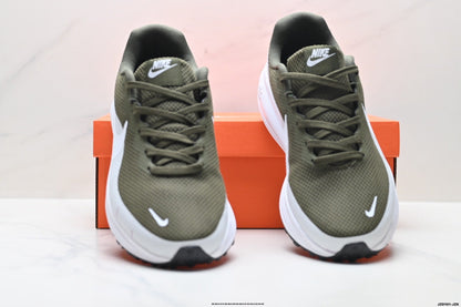 Nike Revolution 8 Olive Green and White Running Shoes