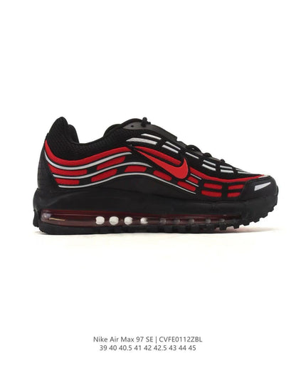 Nike Air Max 97 SE Black Red Sneakers CVFE0112ZBL