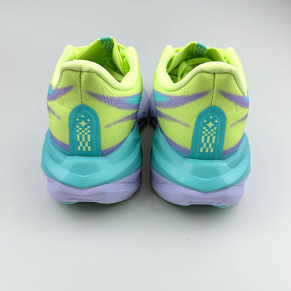 Nike Running Shoes in Volt Green, Teal and Purple