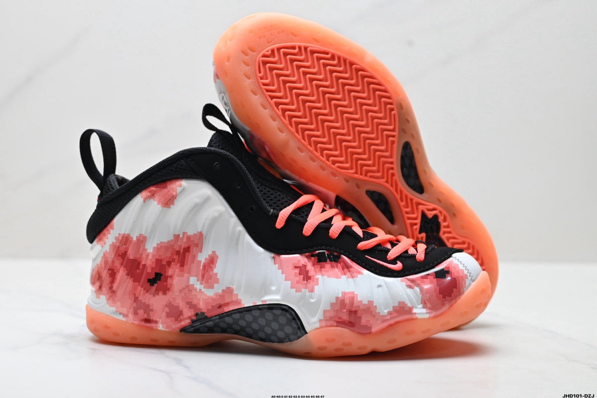 Nike Air Penny 1 Sneakers Black White Bright Crimson