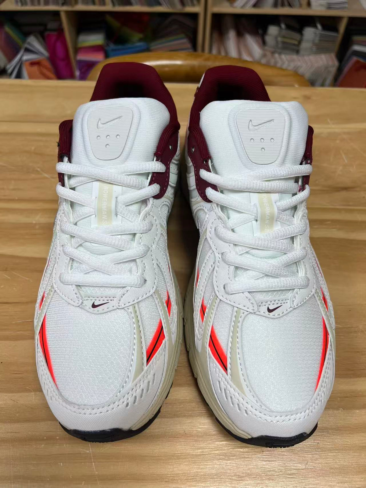 Nike P-9000 Sneakers White and Burgundy IZ4751-100