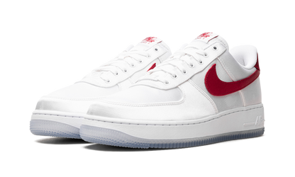 AIR FORCE 1 LO '07 WMNS "Satin White Varsity Red" DX6541 100