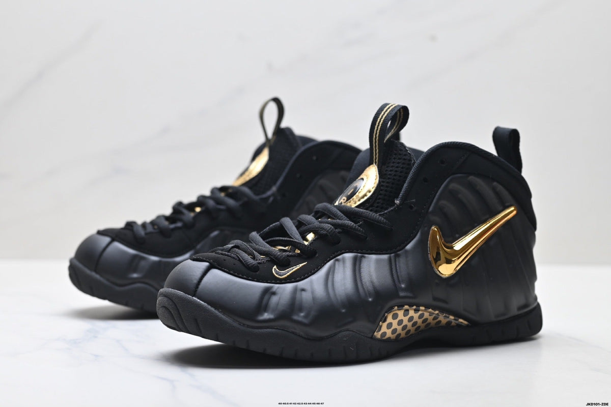 Nike Air Foamposite One Penny Hardaway Black Gold Sneakers