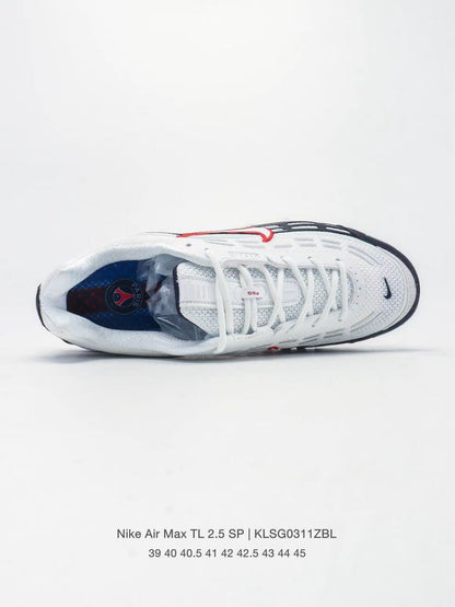 Nike Air Max TL 2.5 White and Navy Sneakers