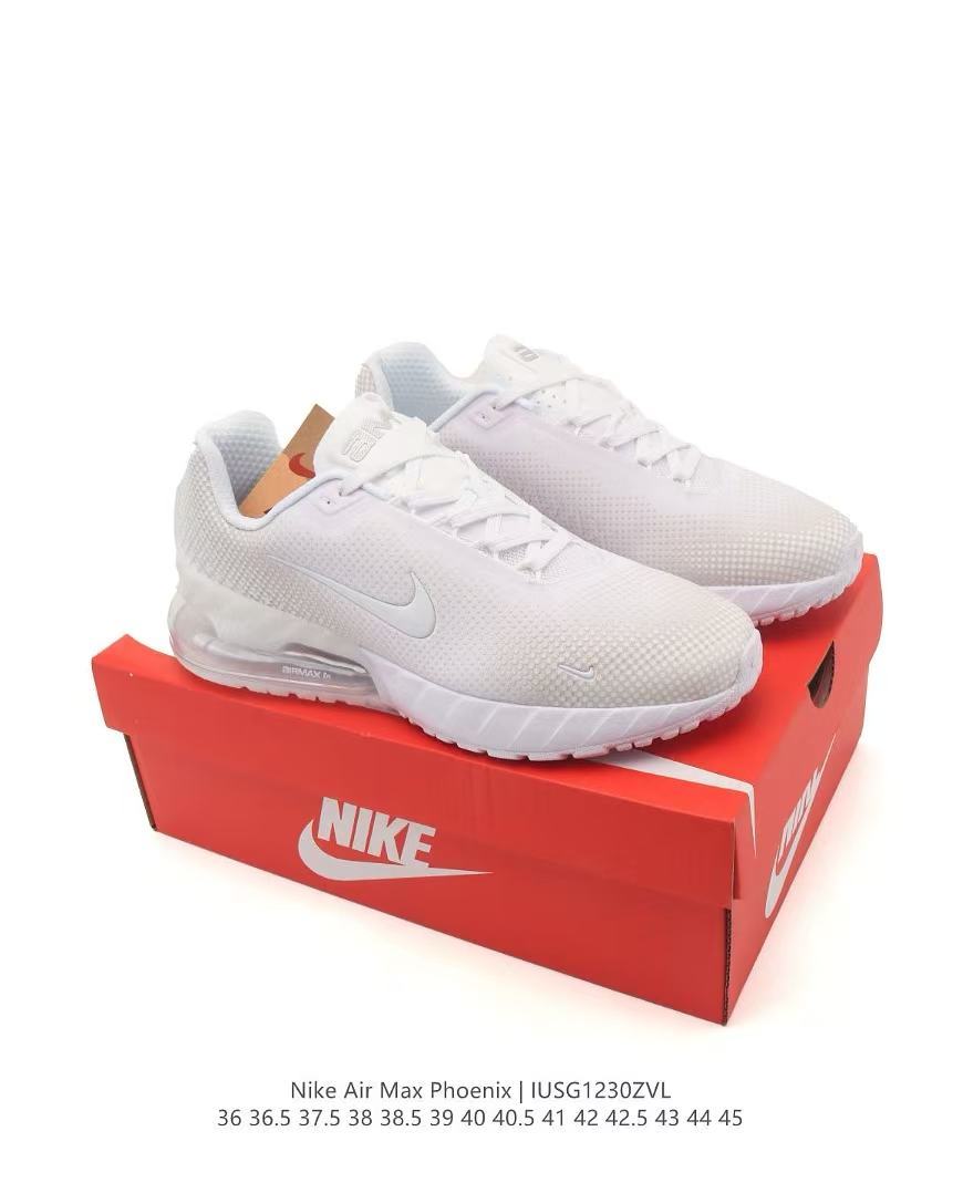 Nike Air Max Phoenix White Running Sneakers JUSG1230ZVL
