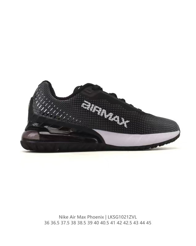 Nike Air Max Phoenix Black and White Sneakers LKS1021ZVI