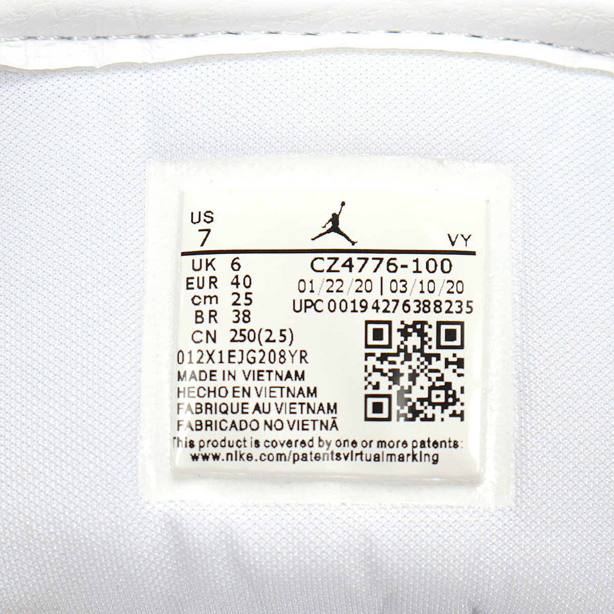 Nike Air Force 1 Low White Metallic Gold CZ4776-100