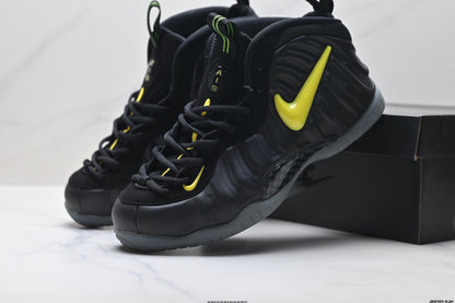 Nike Air Foamposite One Black Neon Yellow Sneakers