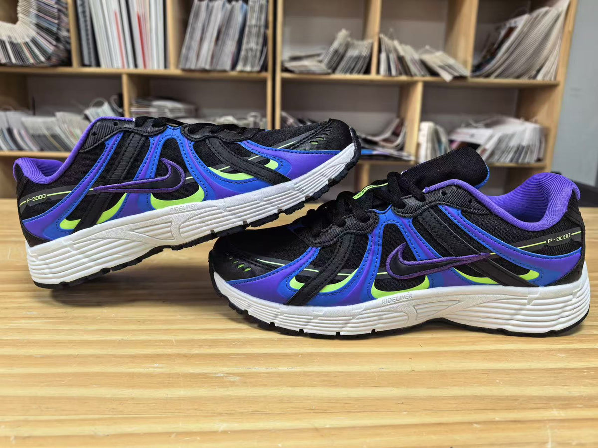 Nike P-9000 Sneakers Black Blue Purple