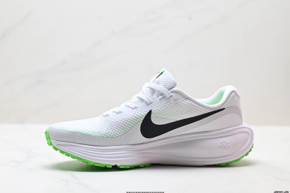 Nike Revolution 8 Running Shoes White and Green