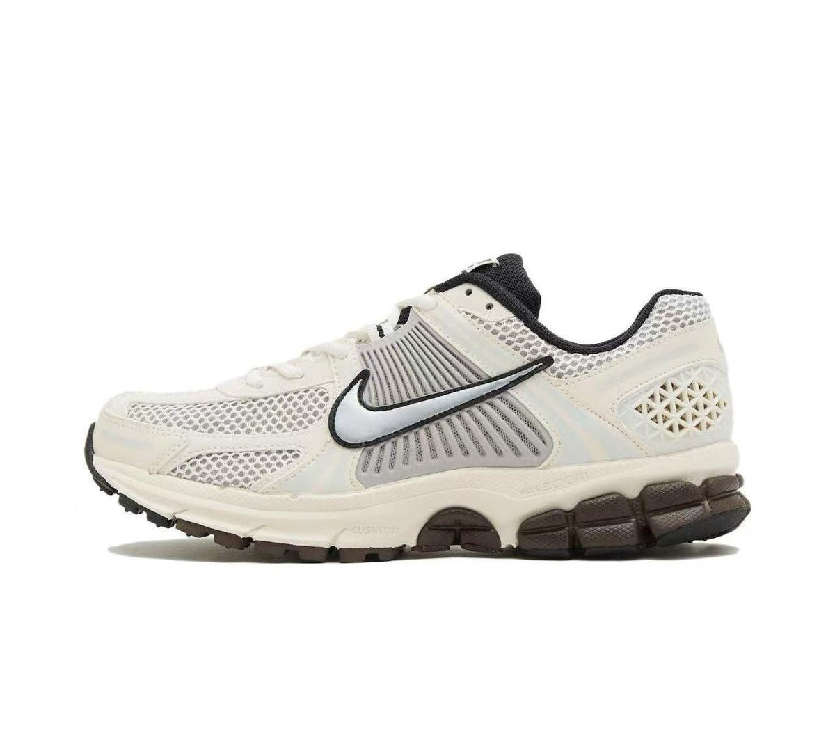 Nike Vomero 5 Sneakers in Metallic Silver and White