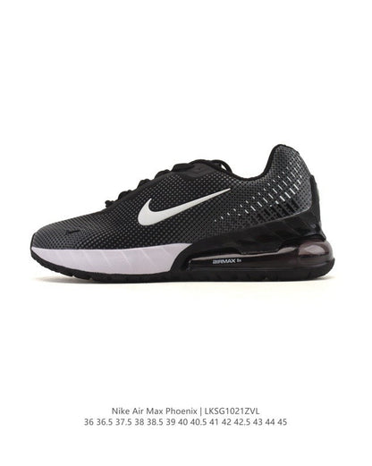 Nike Air Max Phoenix Black and White Sneakers LKS1021ZVI