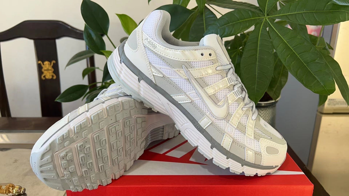 Nike P-6000 Sneakers in White and Grey FV6603-101