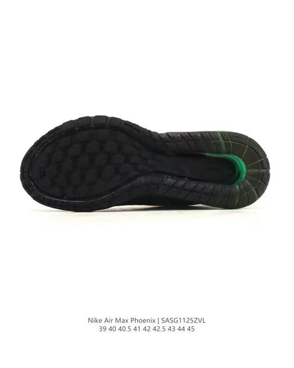 Nike Air Max Phoenix Black and Green Sneakers SAG112ZVL