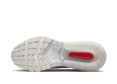 Nike White Grey Red Mesh Sneakers