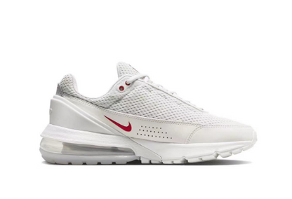 Nike White Grey Red Mesh Sneakers