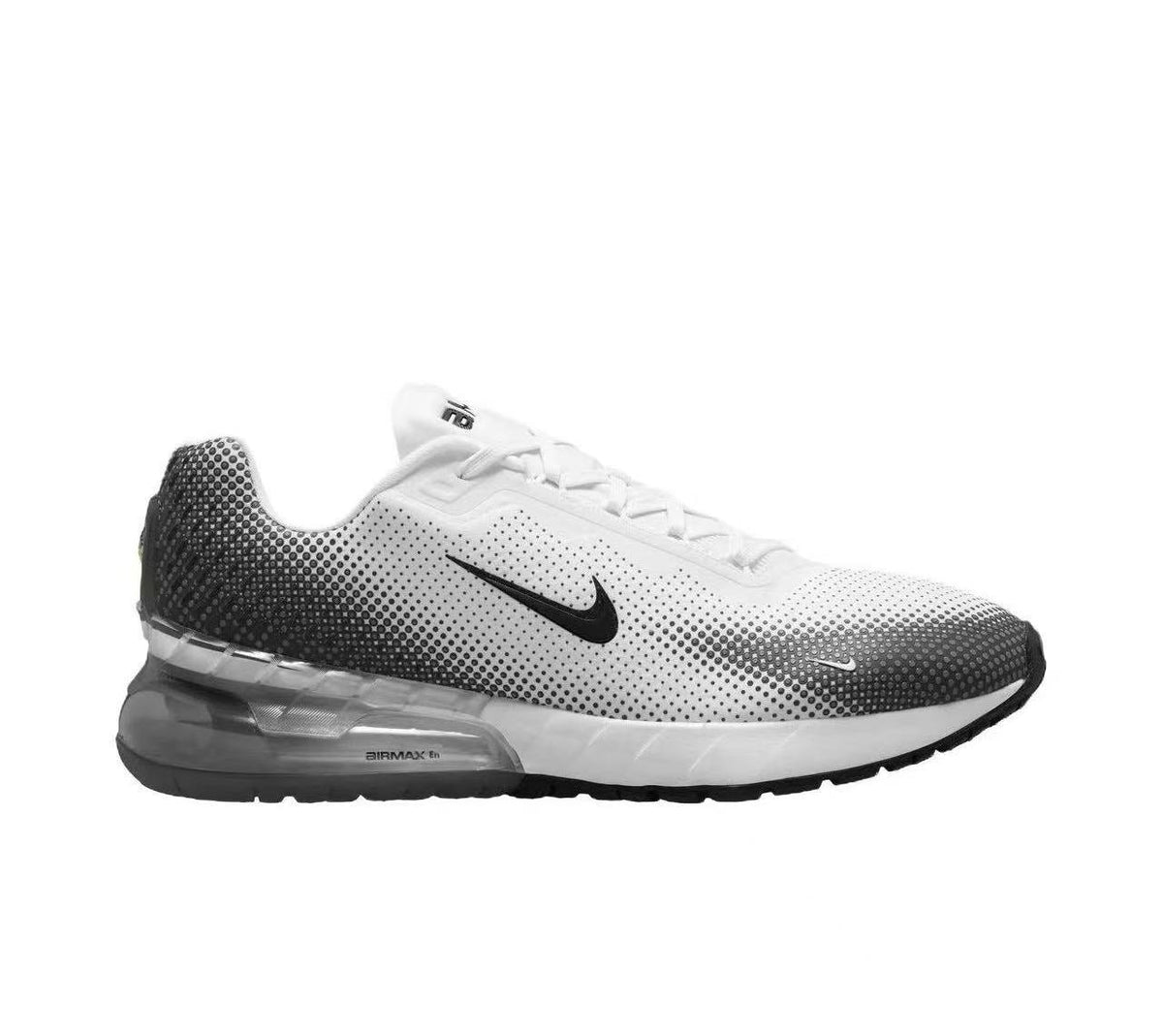 Nike Air Max Running Shoes, White and Black