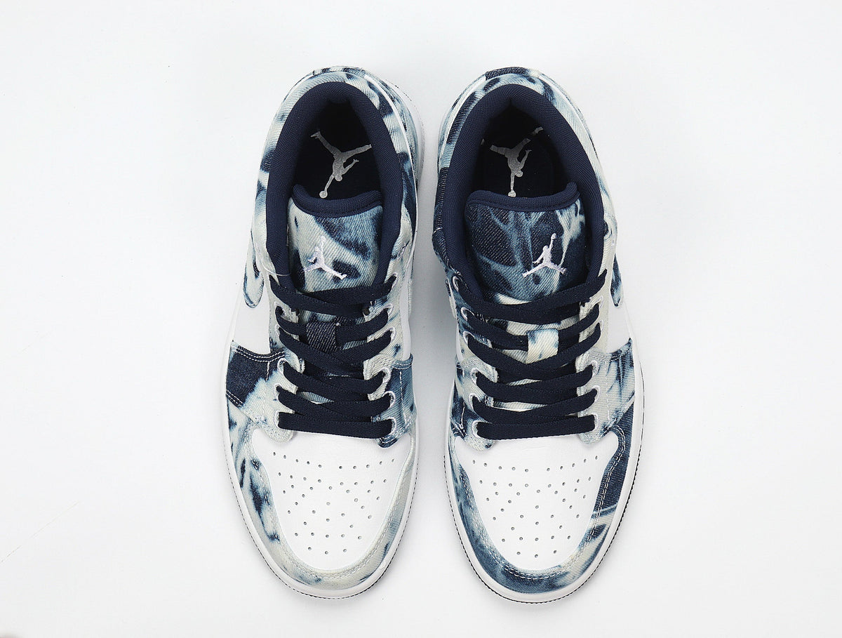 Nike Dunk Low Washed Denim Sneakers Blue CZ8455-100