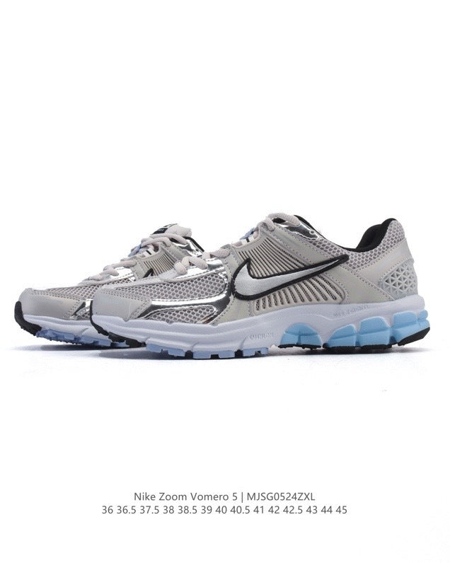 Nike Zoom Vomero 5 Silver Blue Sneakers IM5042-XL