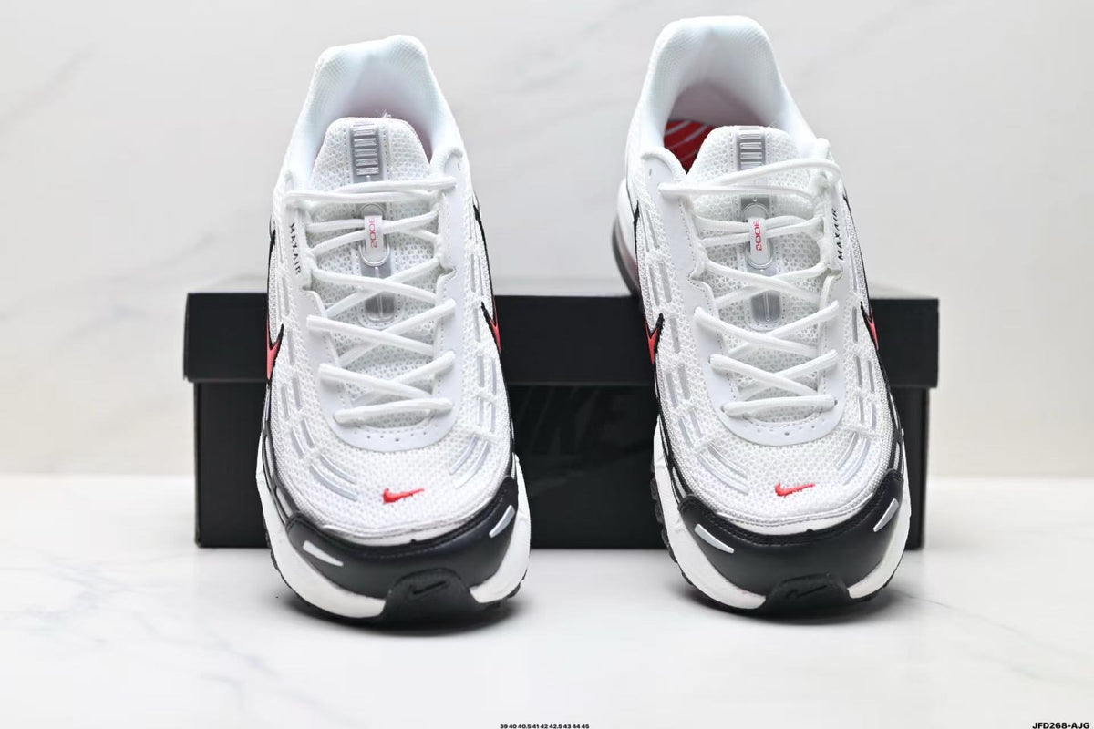 Nike Air Max 200 White Black Red Sneakers