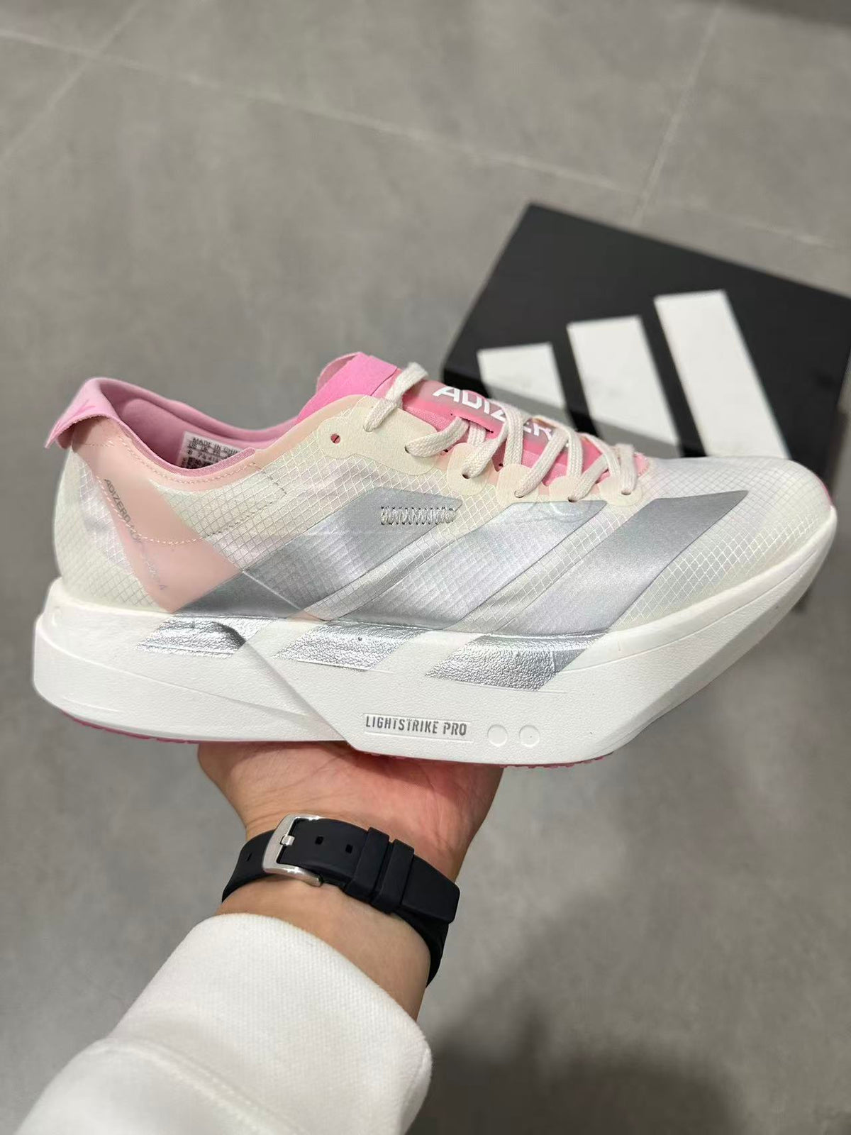 Nike Lightstrike Pro Running Shoes White Pink JQ4445