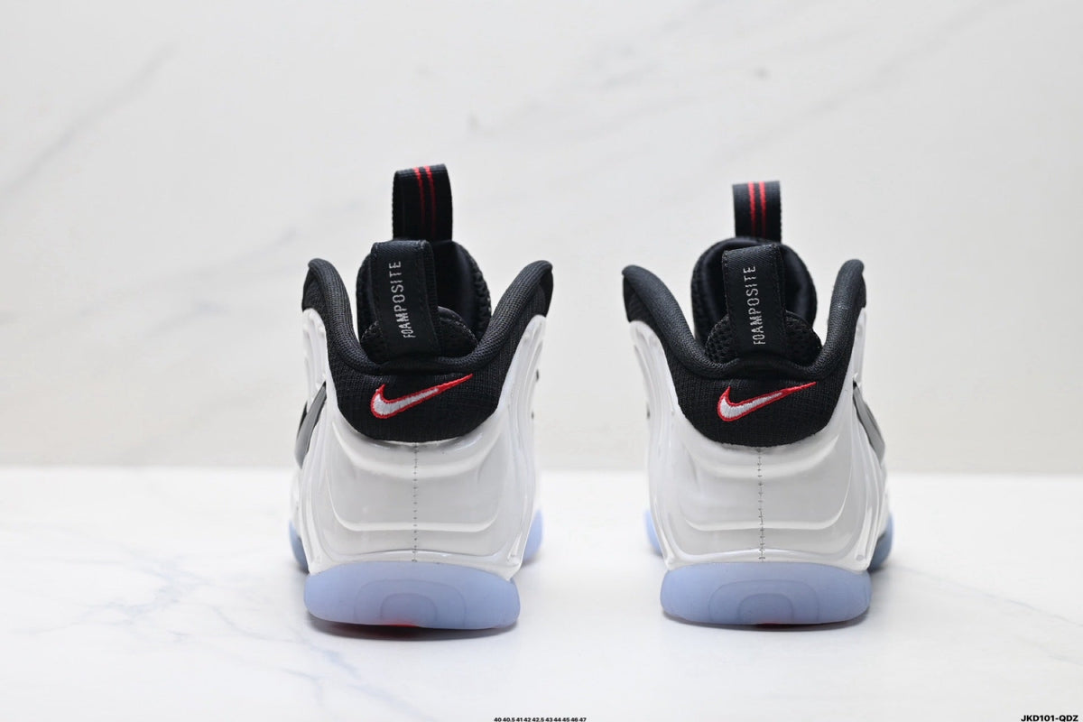 Nike Air Penny Foamposite One Black White Red Sneakers