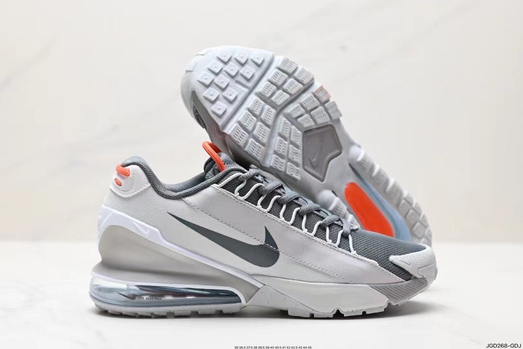 Nike Air Max 270 GDJ Sneakers in White, Gray and Orange