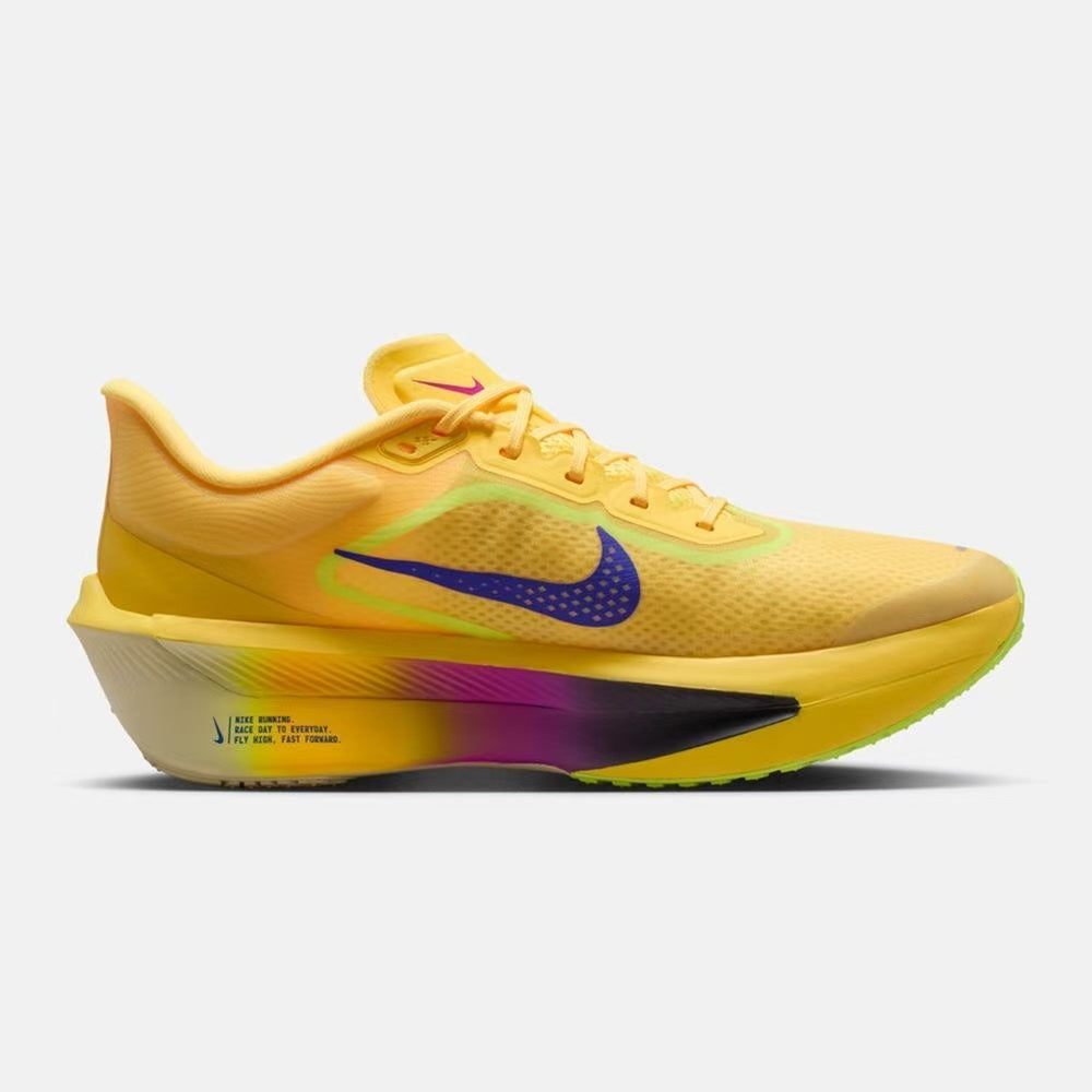 Nike Zoom Fly Running Shoes, Lemon Yellow Multi-Color