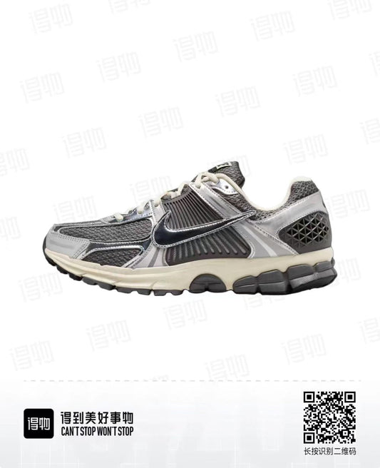 Nike Air Zoom Vomero 5 Running Shoes, Gray and Black