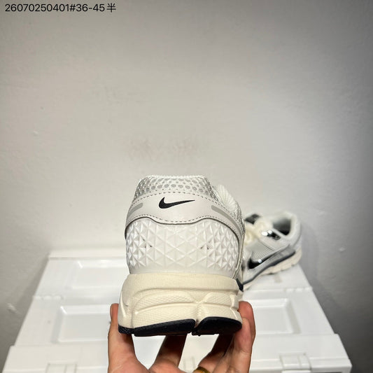 Nike Air Zoom Vomero 5 Sneakers, White and Black